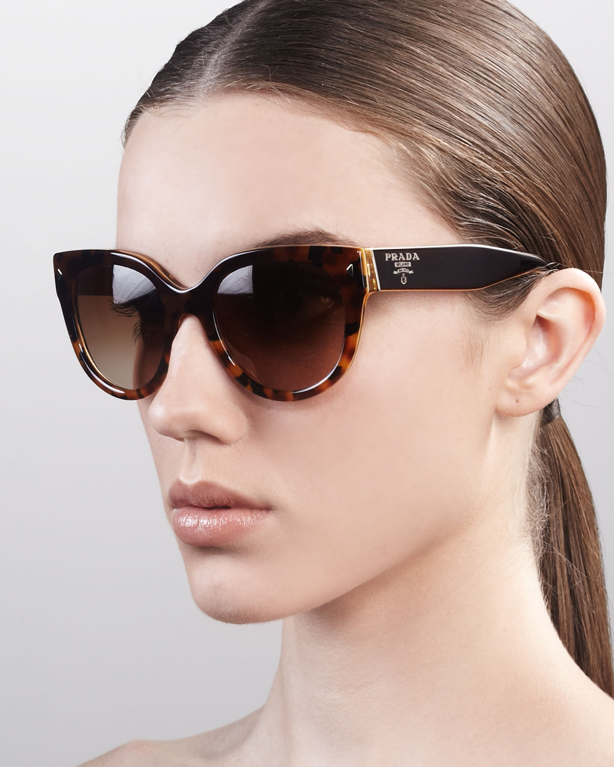 prada havana brown sunglasses