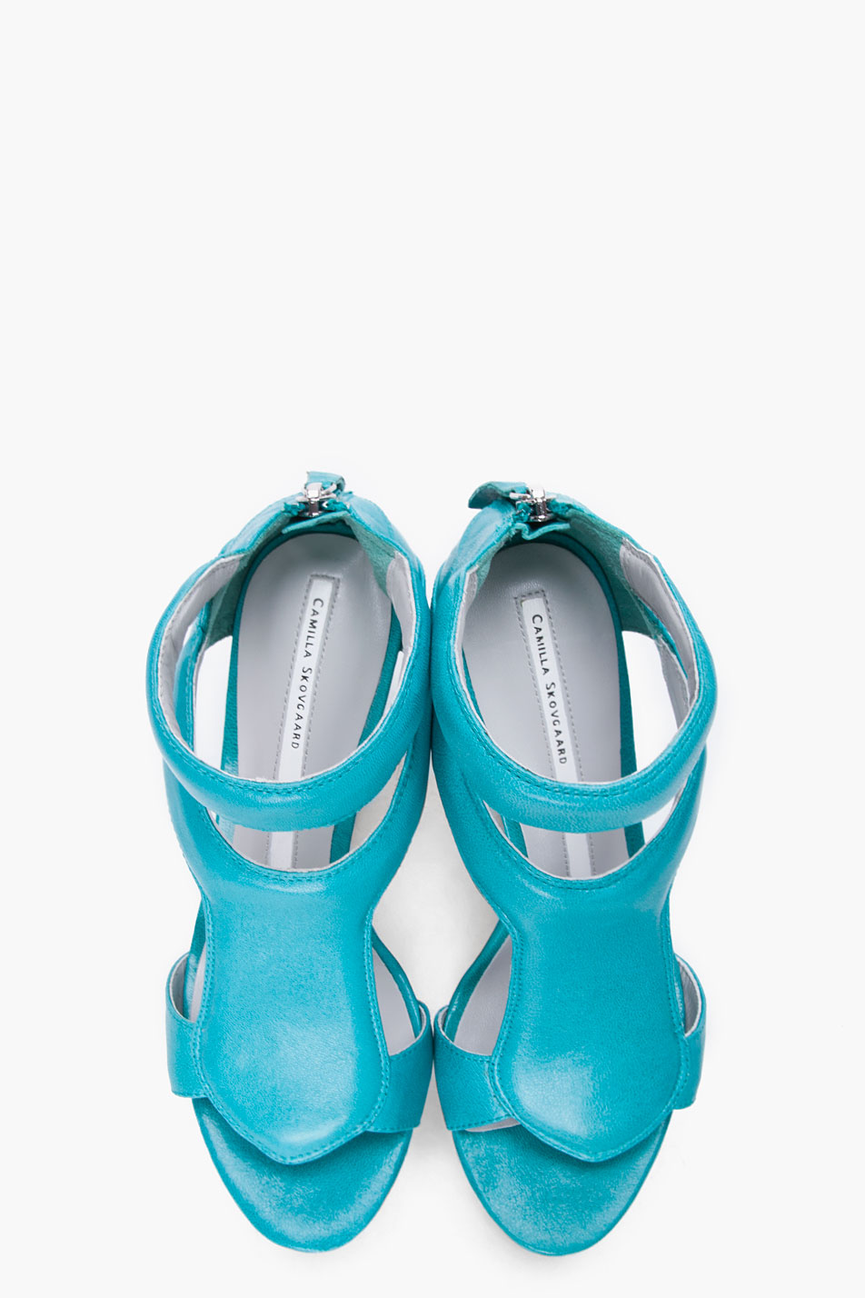 turquoise blue wedge sandals