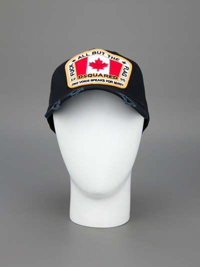 dsquared canadian flag cap