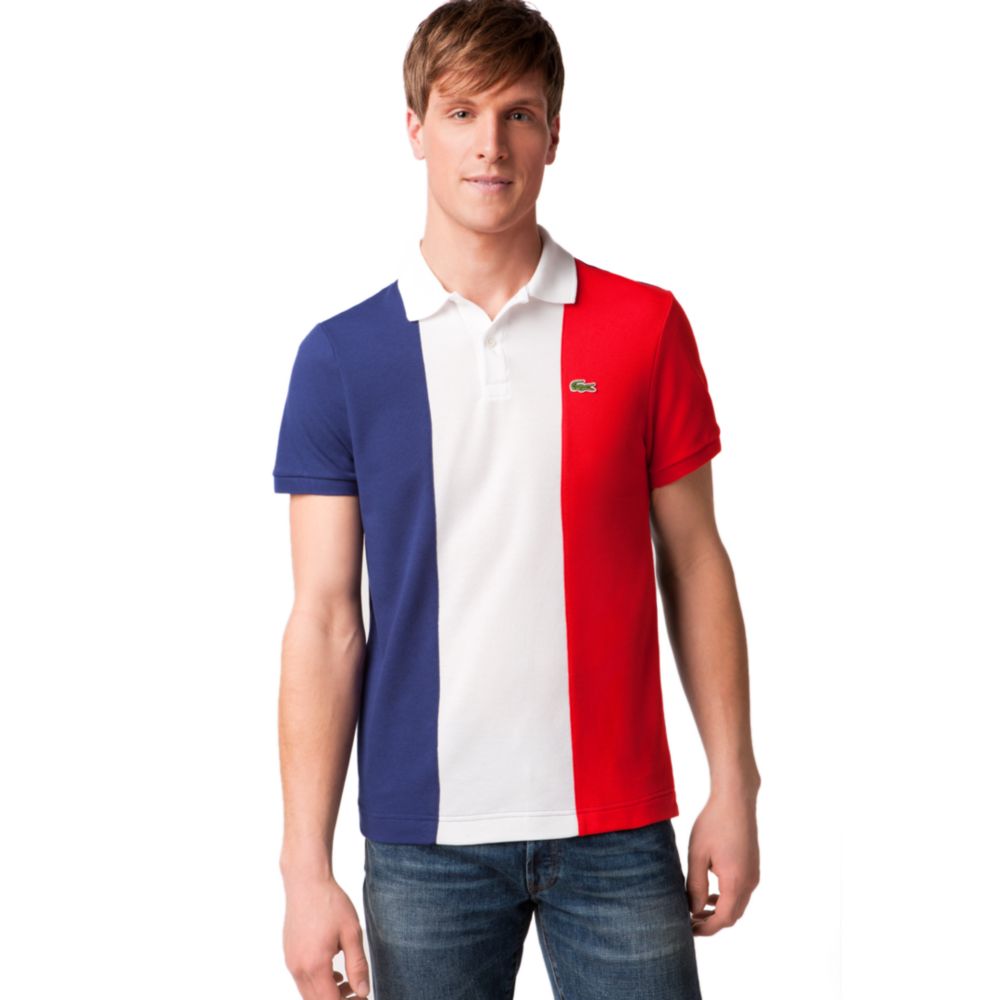 Lacoste France Pique Polo Shirt for Men | Lyst