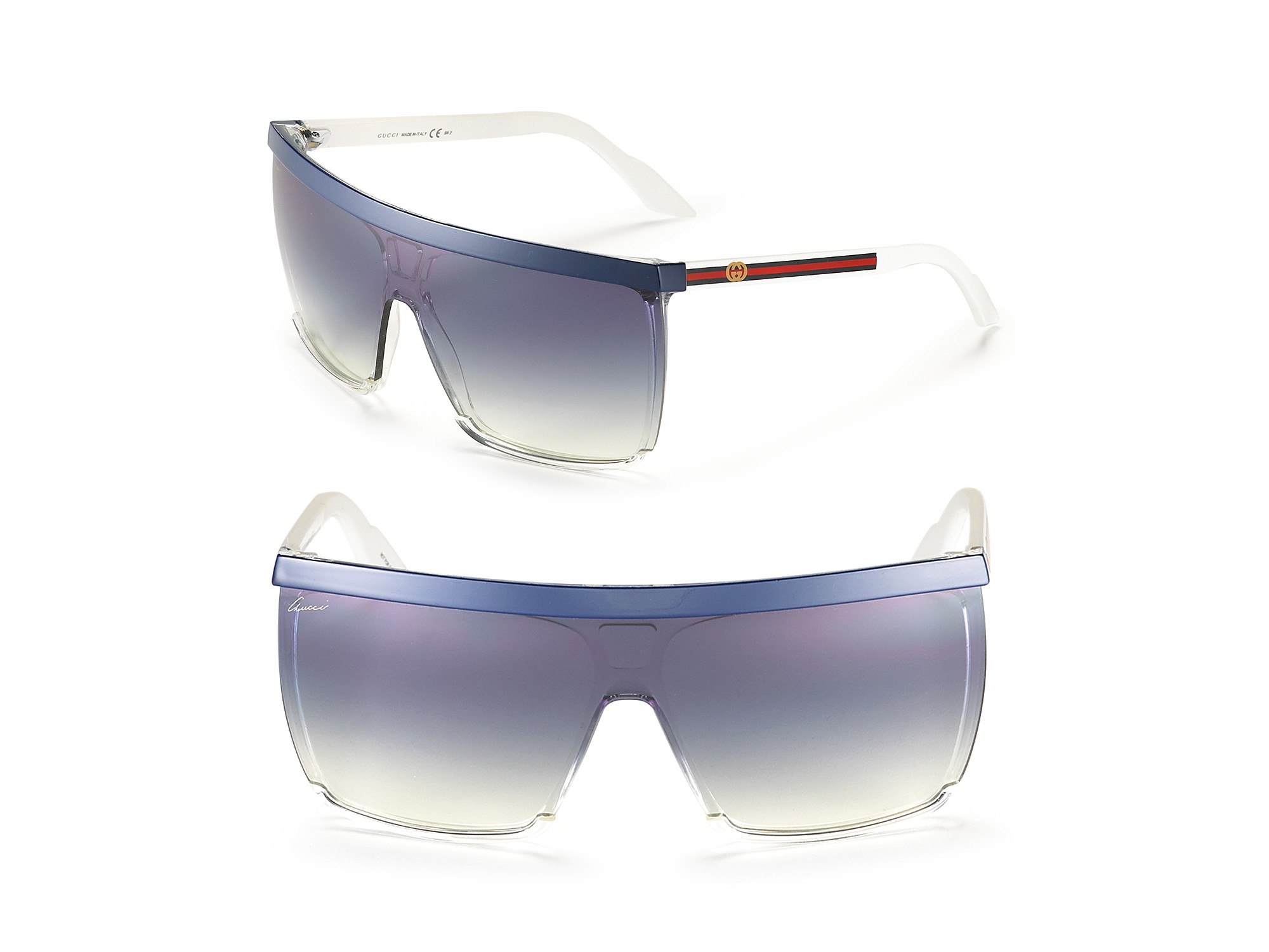 flat top sunglasses gucci