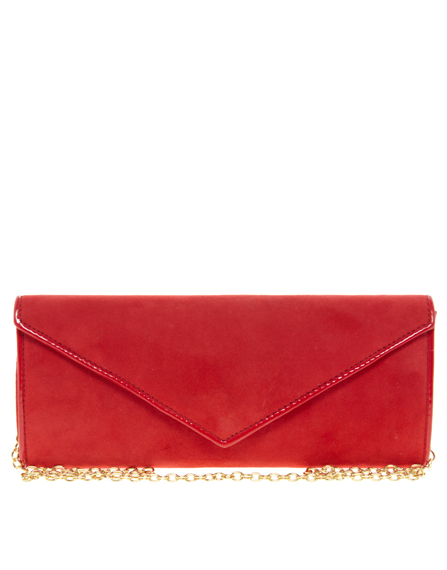 Lyst Aldo Aldo Reckling Suede Clutch Bag in Pink
