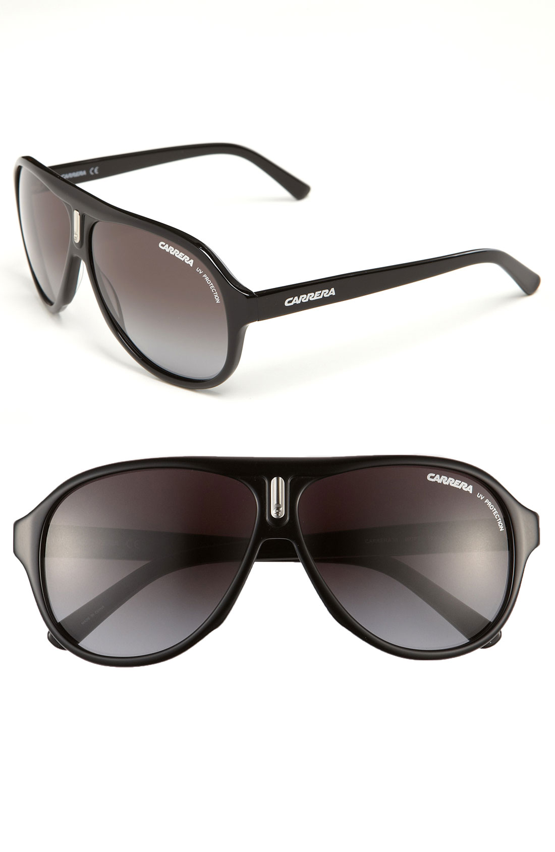 Carrera Eyewear Aviator Sunglasses in Black for Men | Lyst
