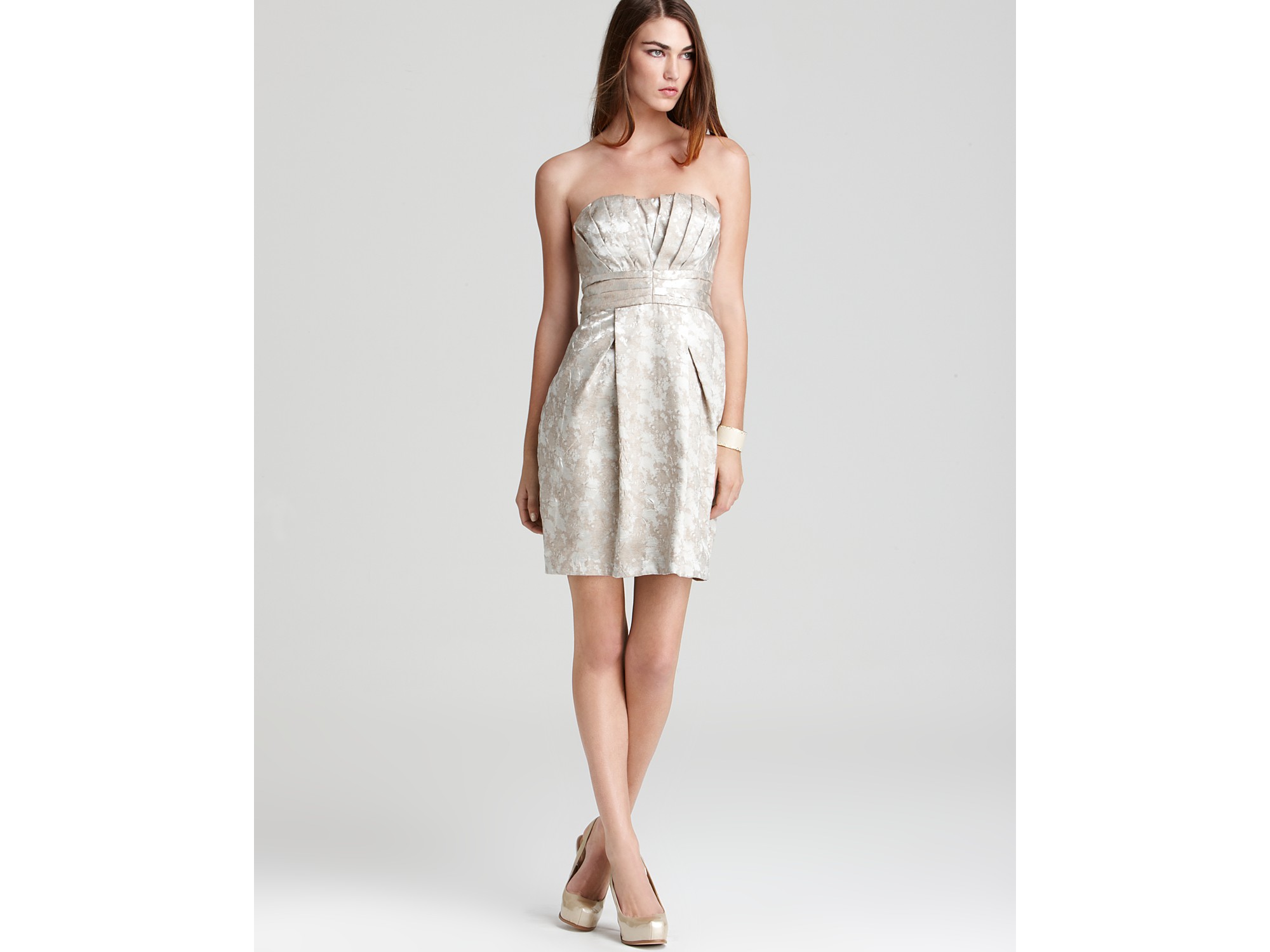 max and cleo strapless dress