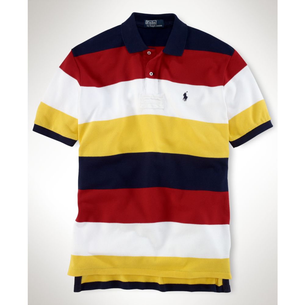 Ralph Lauren Big and Tall Striped Polo Shirt for Men | Lyst