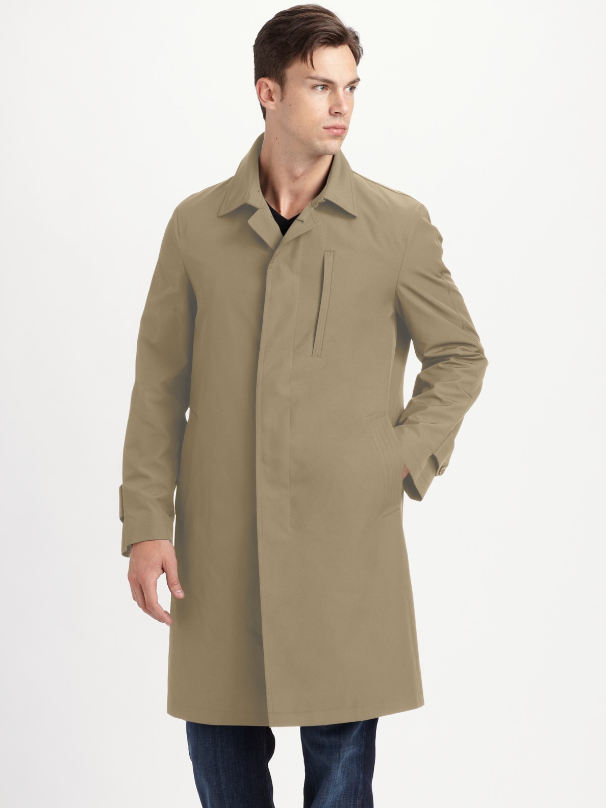 Sanyo Sundance Waterrepellent Coat in Brown for Men (darktaupe) | Lyst