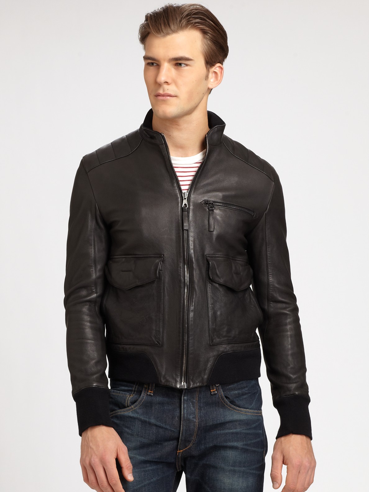 rag and bone leather jacket mens