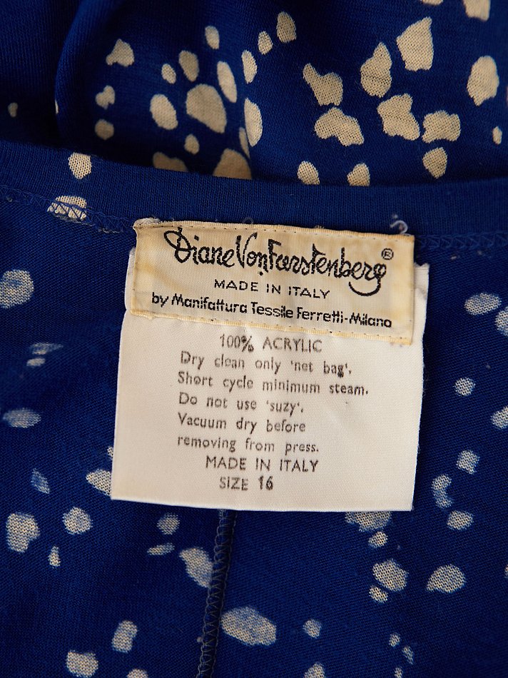 diane von furstenberg vintage label