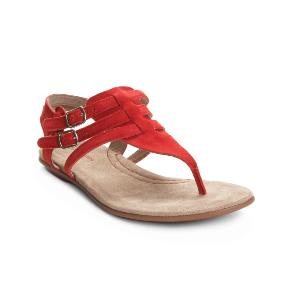 Hush Puppies Limon Sandals in Red - Lyst