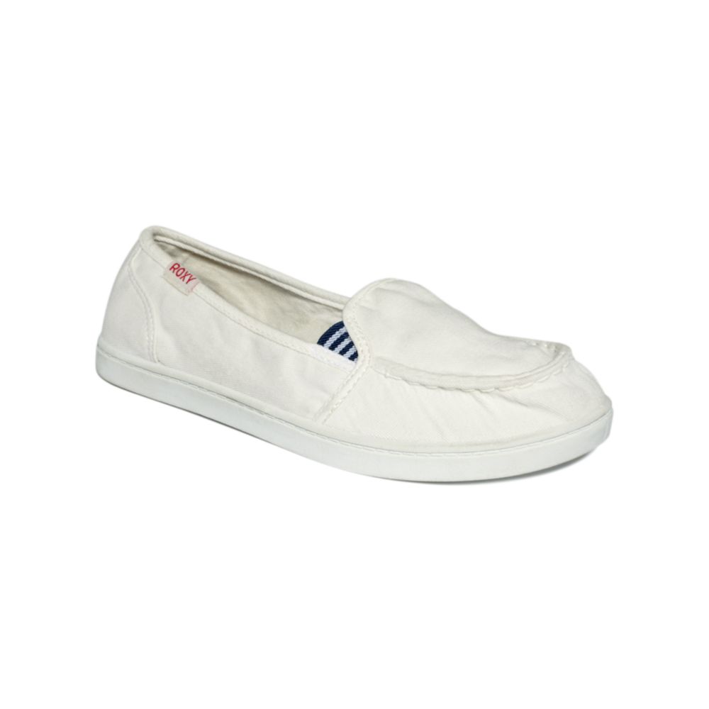 white roxy slip ons