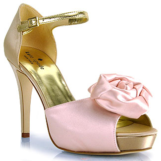 Kate Spade Gretchen Rose Satin Platform Pump in Pink (rose) | Lyst