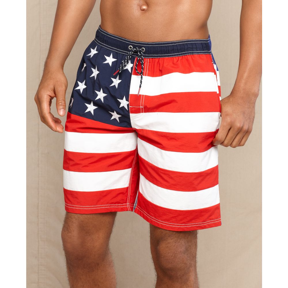 stars and stripes swim trunks