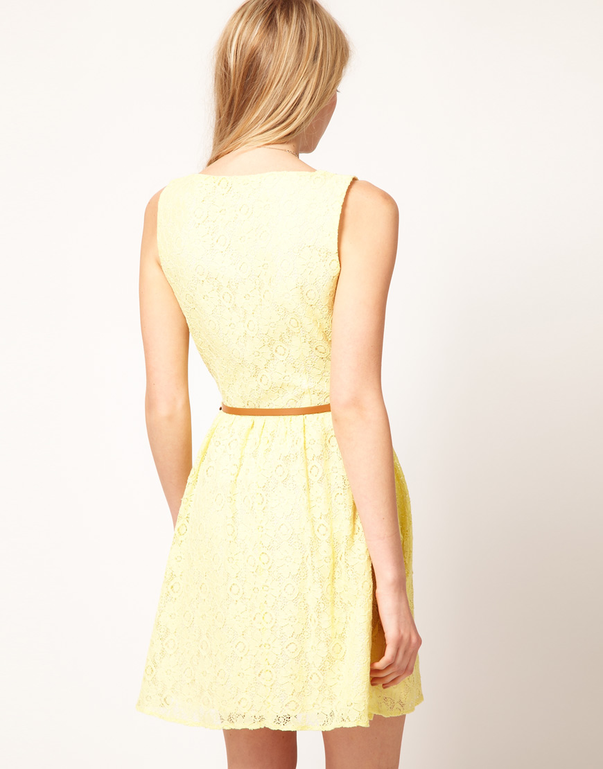 oasis lemon dress