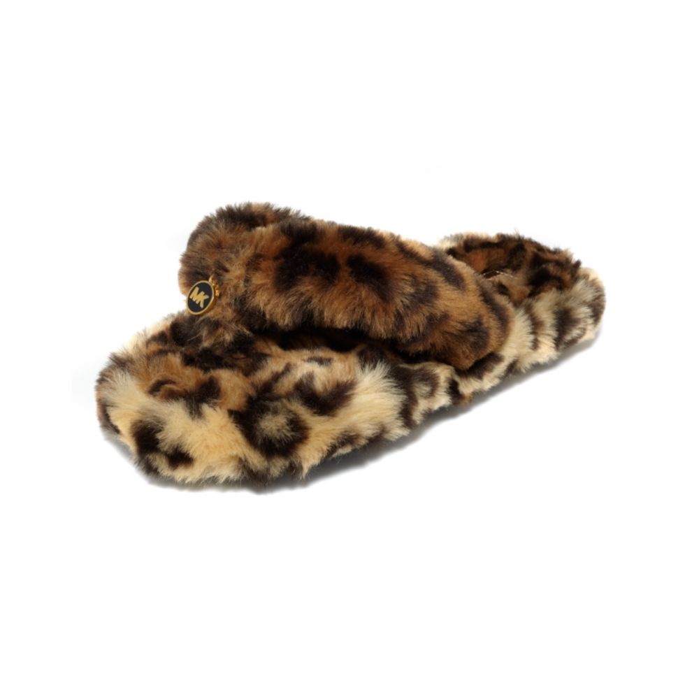 michael kors cheetah slippers