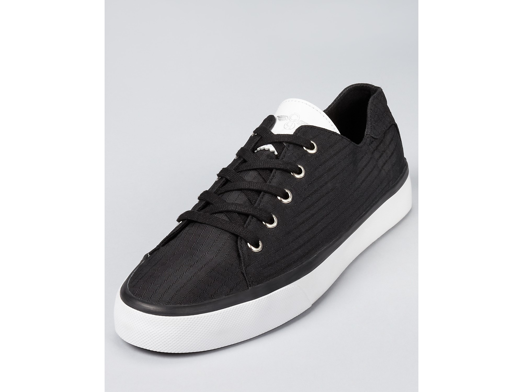 black casual sneakers