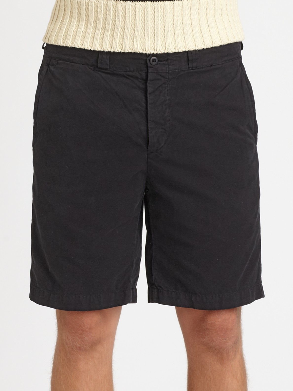 Polo Ralph Lauren Slimfit Chino Shorts in Black for Men | Lyst