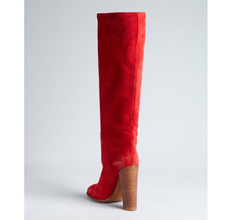 celine red shoes