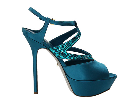 Lyst - Sergio Rossi Platform Sandals in Blue