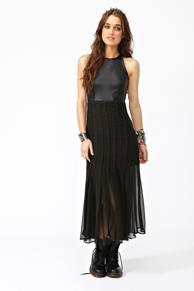 nasty gal square with me maxi dress
