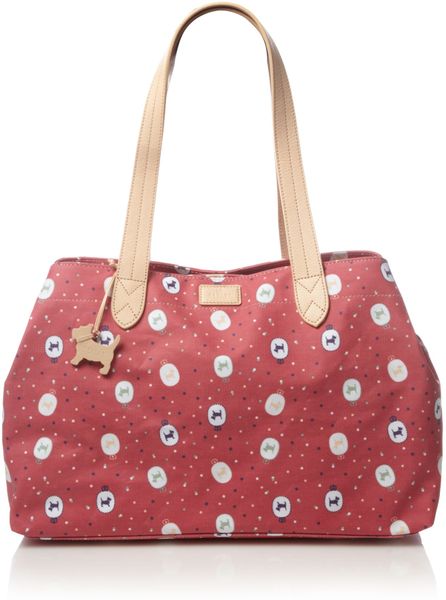 Radley Wallace Dog Print Large Tote Bag in Pink | Lyst