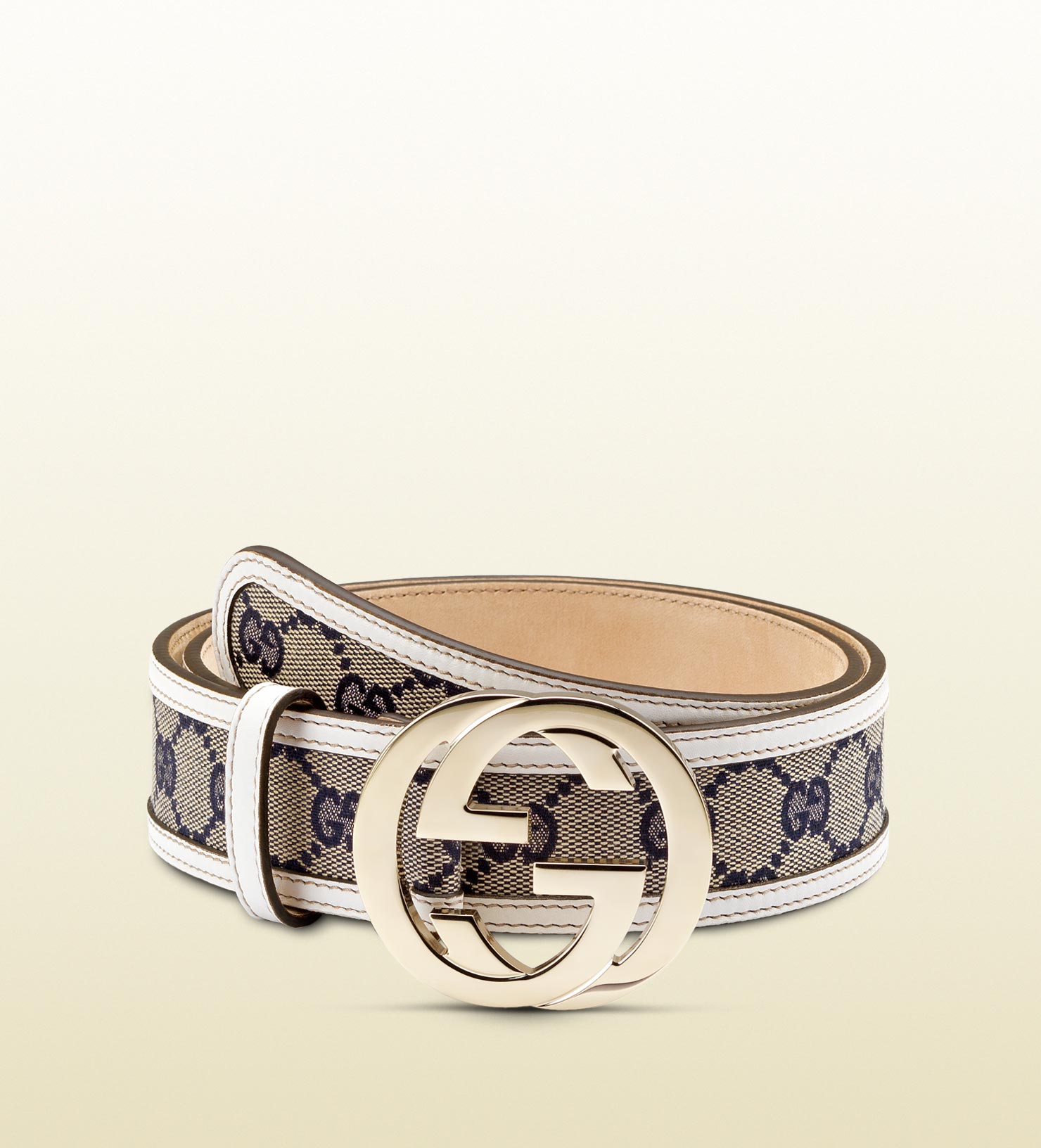 mens gucci canvas belt