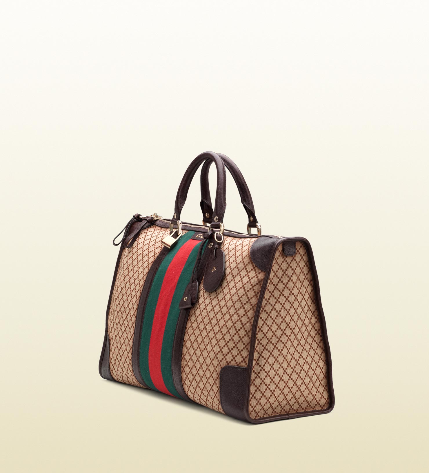 Gucci Signature Web Diamante Duffle Bag for Men - Lyst