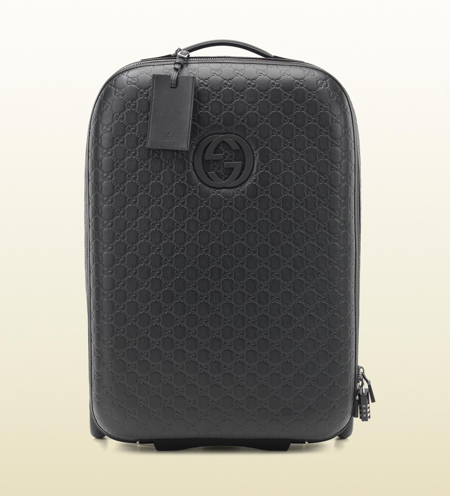 Gucci Interlocking G Suitcase In Black Gray For Men Lyst