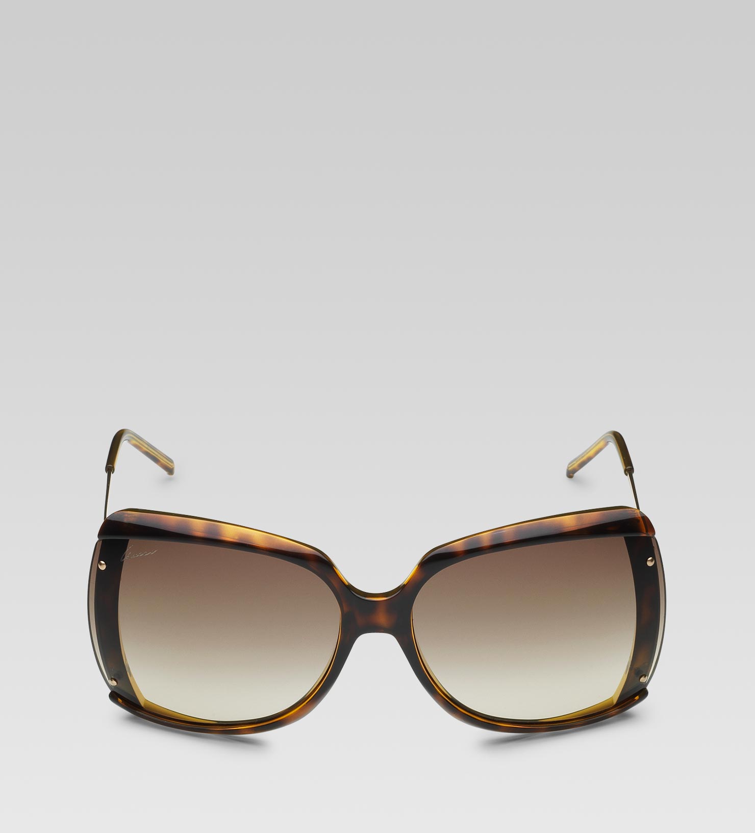 gucci large square frame sunglasses