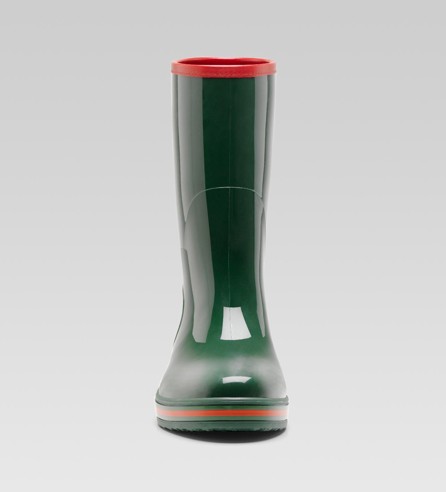 Lyst Gucci Rubber Rain Boot in Green for Men