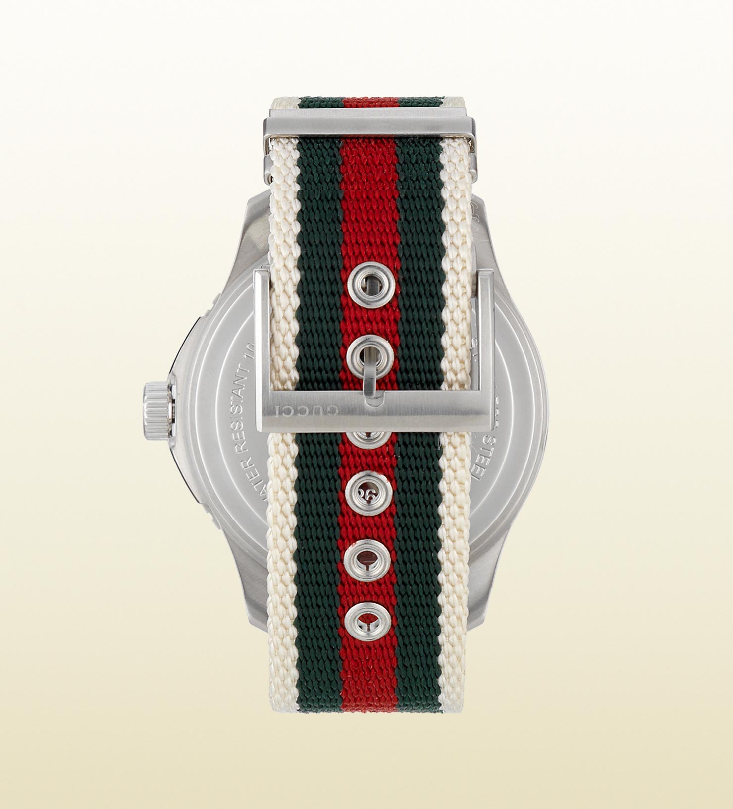 Gucci G-timeless Sport Extra Large Stainless Steel And Web Watch in Green  for Men | Lyst