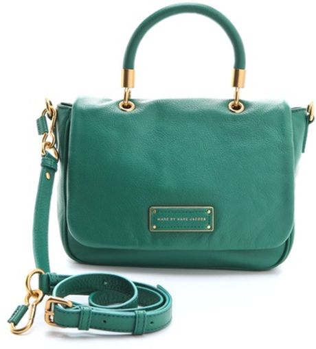 Marc By Marc Jacobs Too Hot To Handle Small Top Handle Bag in Green | Lyst