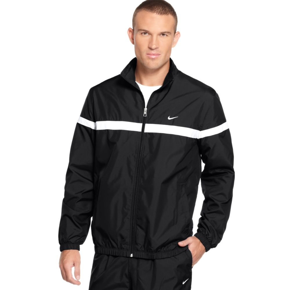 Nike Woven Track Jacket in Black/White (Black) for Men - Lyst