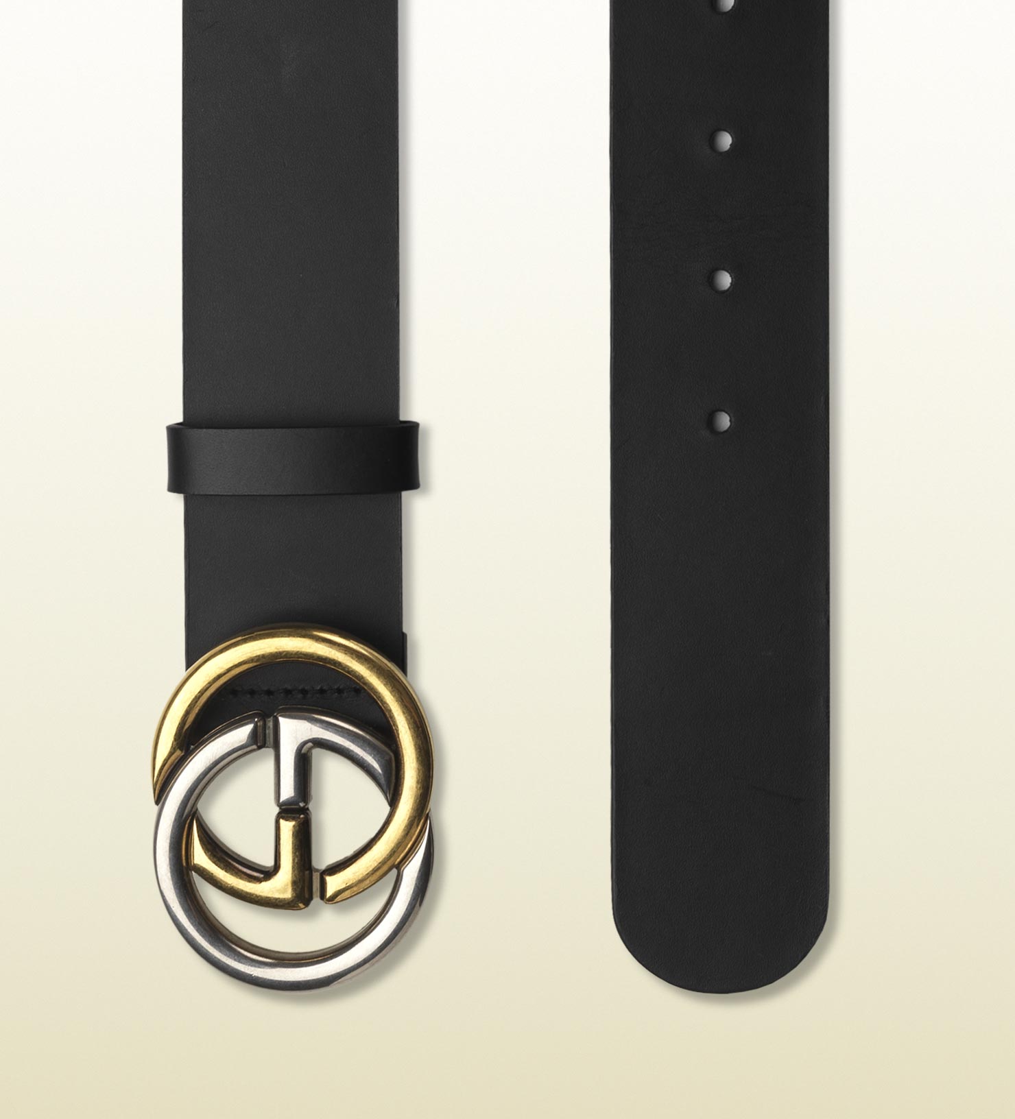Gucci two tone belt hotsell