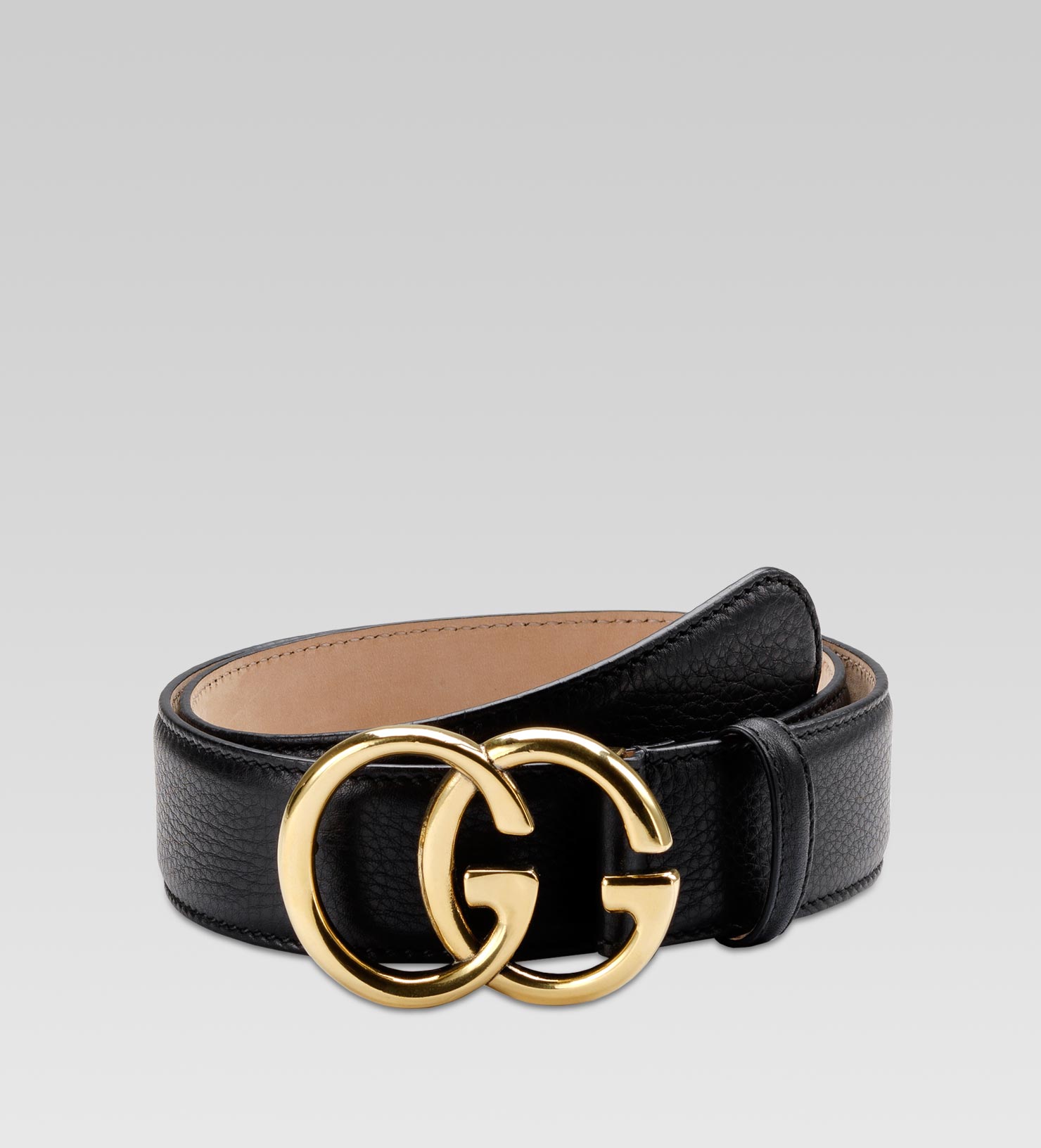 Belt With Double G Buckle
