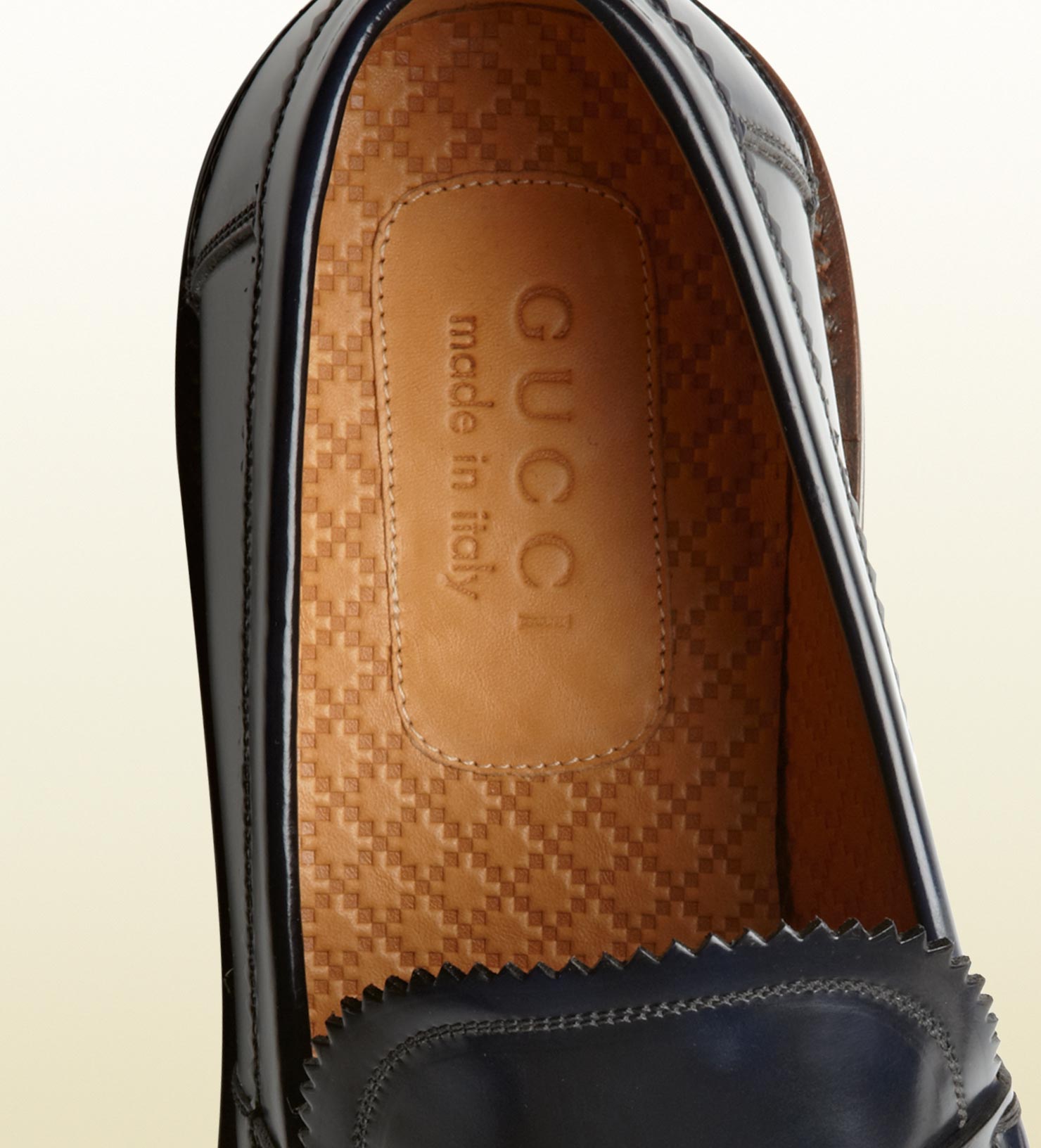 Gucci Penny Loafer with Rubber Sole in Blue (Black) for Men | Lyst