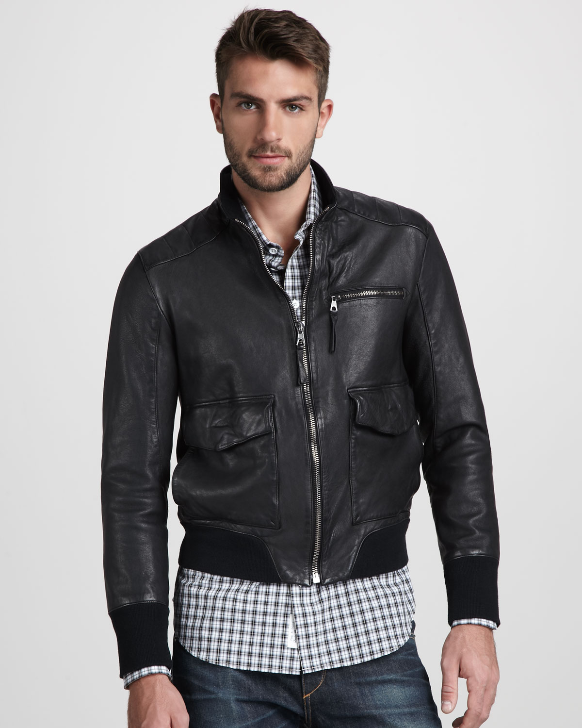 rag and bone leather jacket mens
