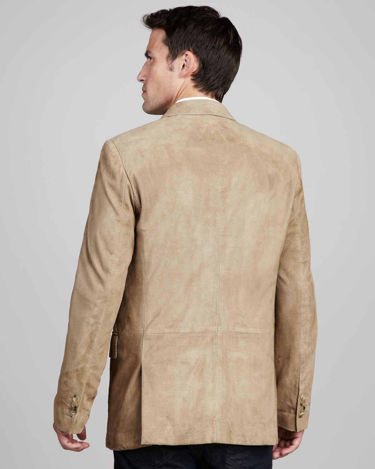 Ralph lauren black label Anthony Suede Sport Coat in Brown for Men (tan) Lyst