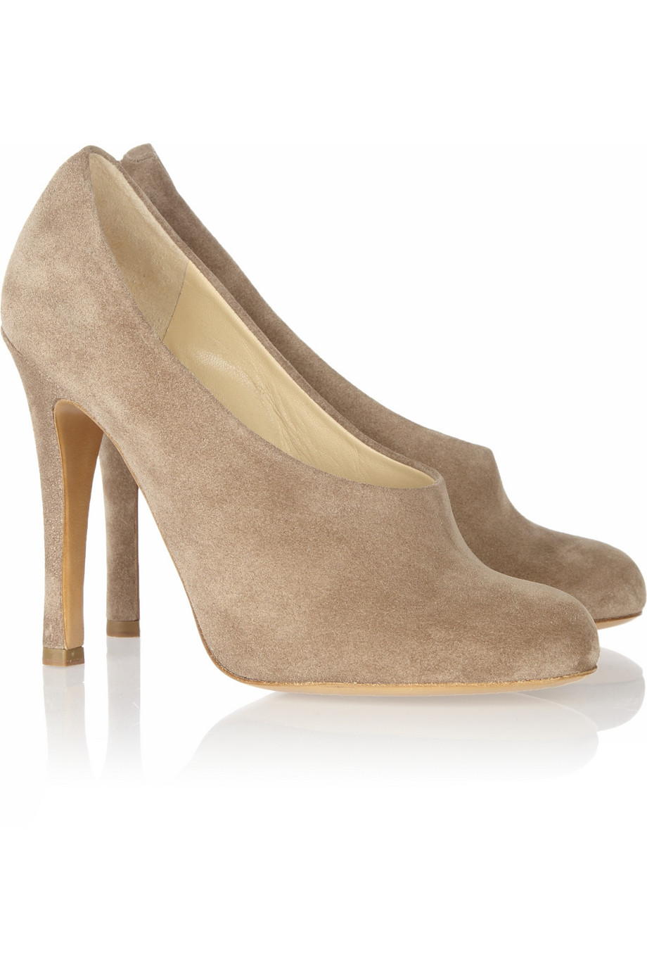 chloe suede pumps