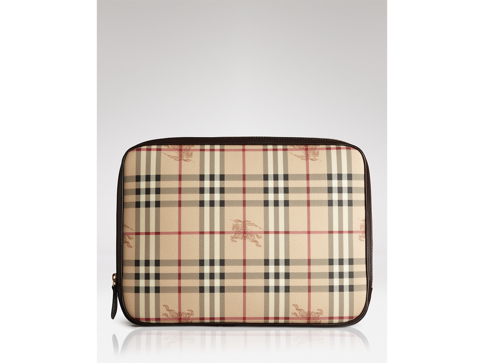 Burberry Checked 13 Laptop Sleeve in Chocolate (Brown) - Lyst