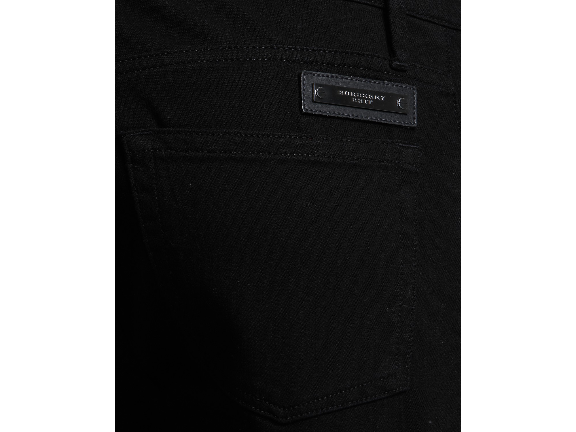 burberry jeans mens black