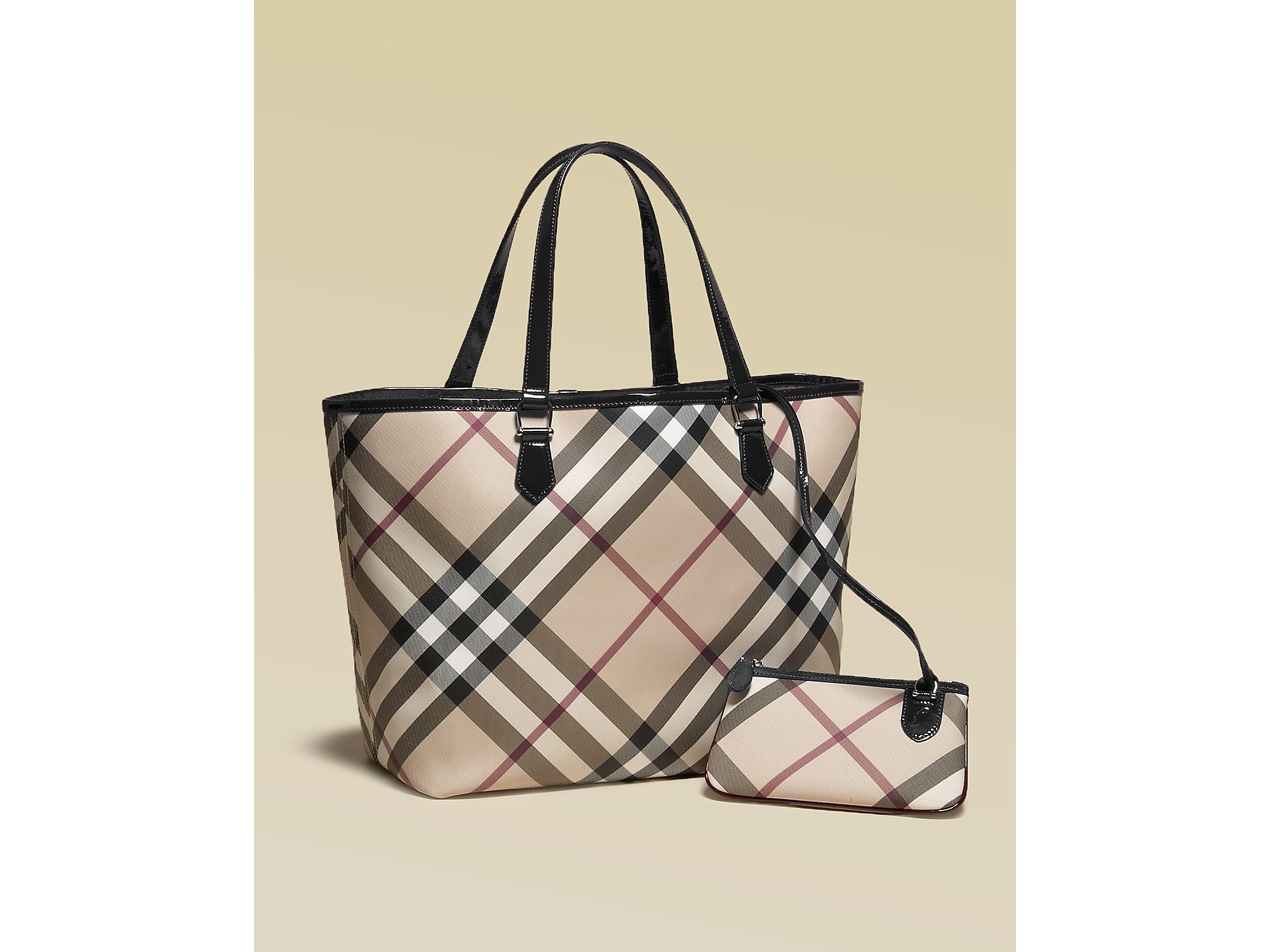 burberry supernova check tote