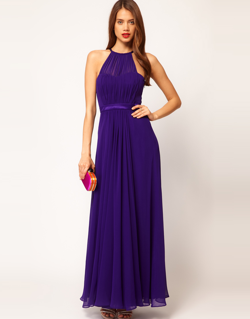 coast purple maxi dress