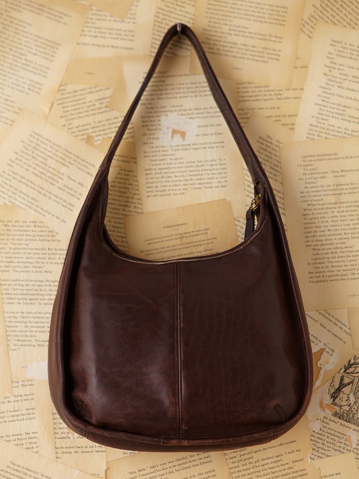 Free People Vintage Coach Brown Leather Purse | Lyst
