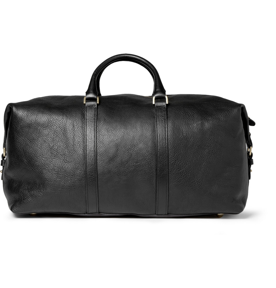 Mulberry Clipper Leather Holdall Bag in Black for Men - Lyst