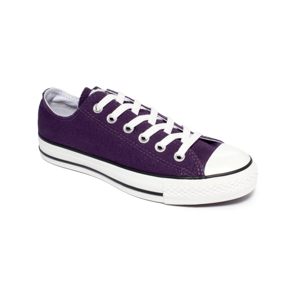 purple low top converse womens