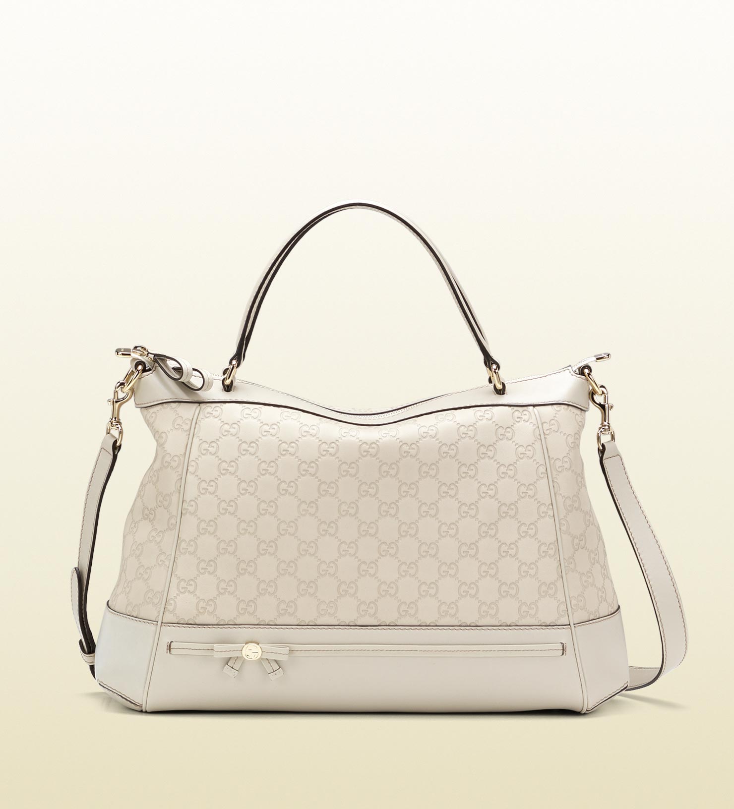Gucci Mayfair Large Top Handle Bag with Bow Detail and Interlocking G