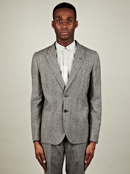 Paul Smith Paul Smith Mens Micro Dog Tooth Jacket in Gray for Men (grey ...