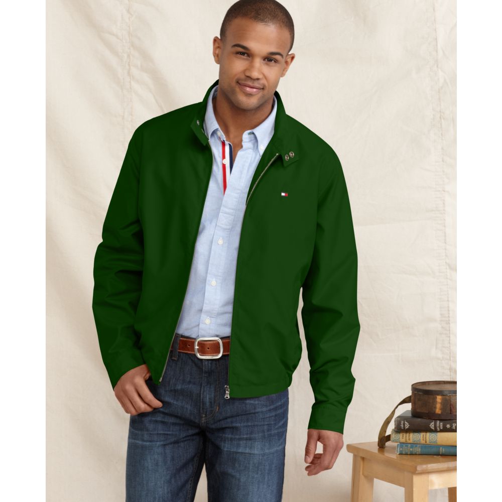 green tommy hilfiger coat