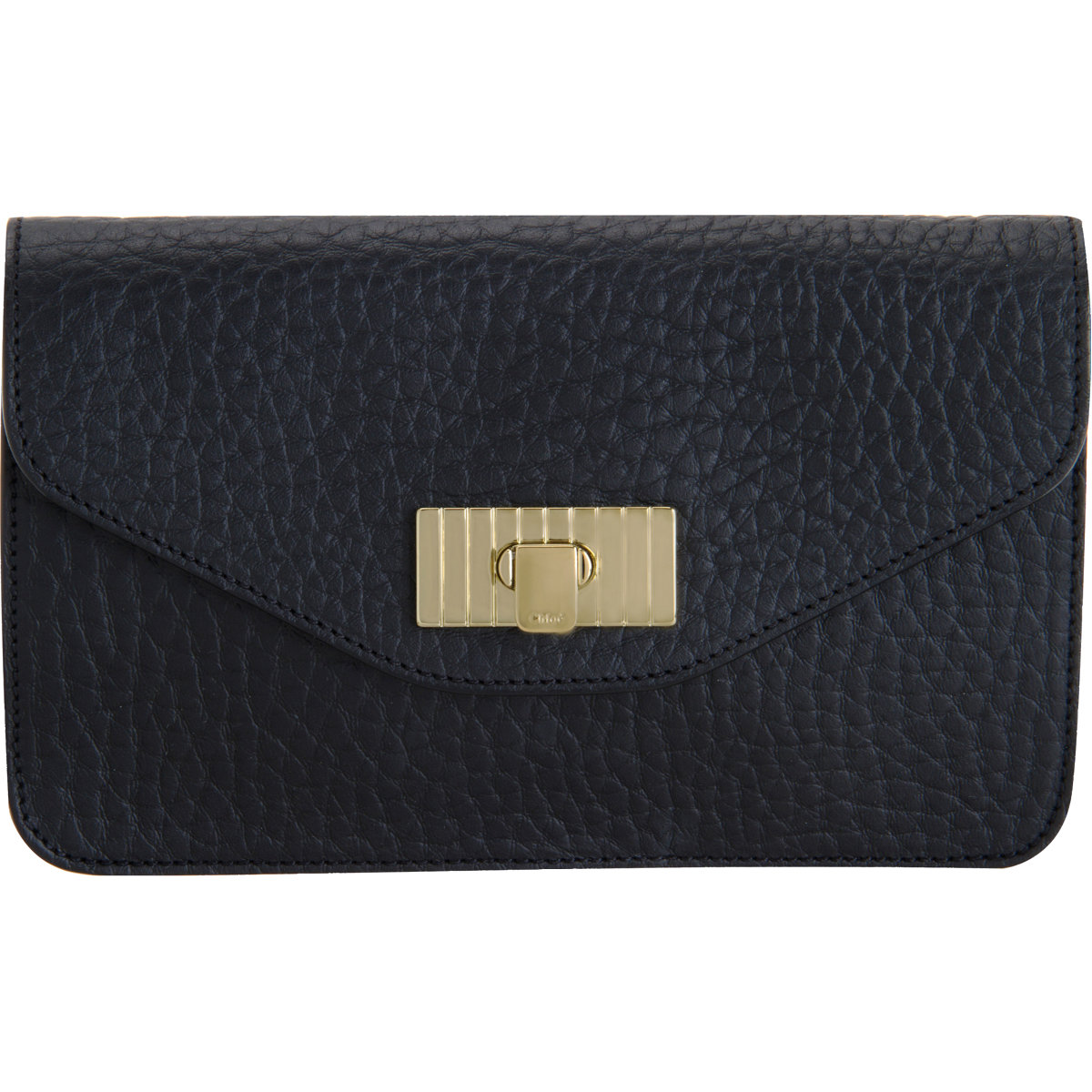 Chlo Sally Envelope Clutch in Black (gold) | Lyst  