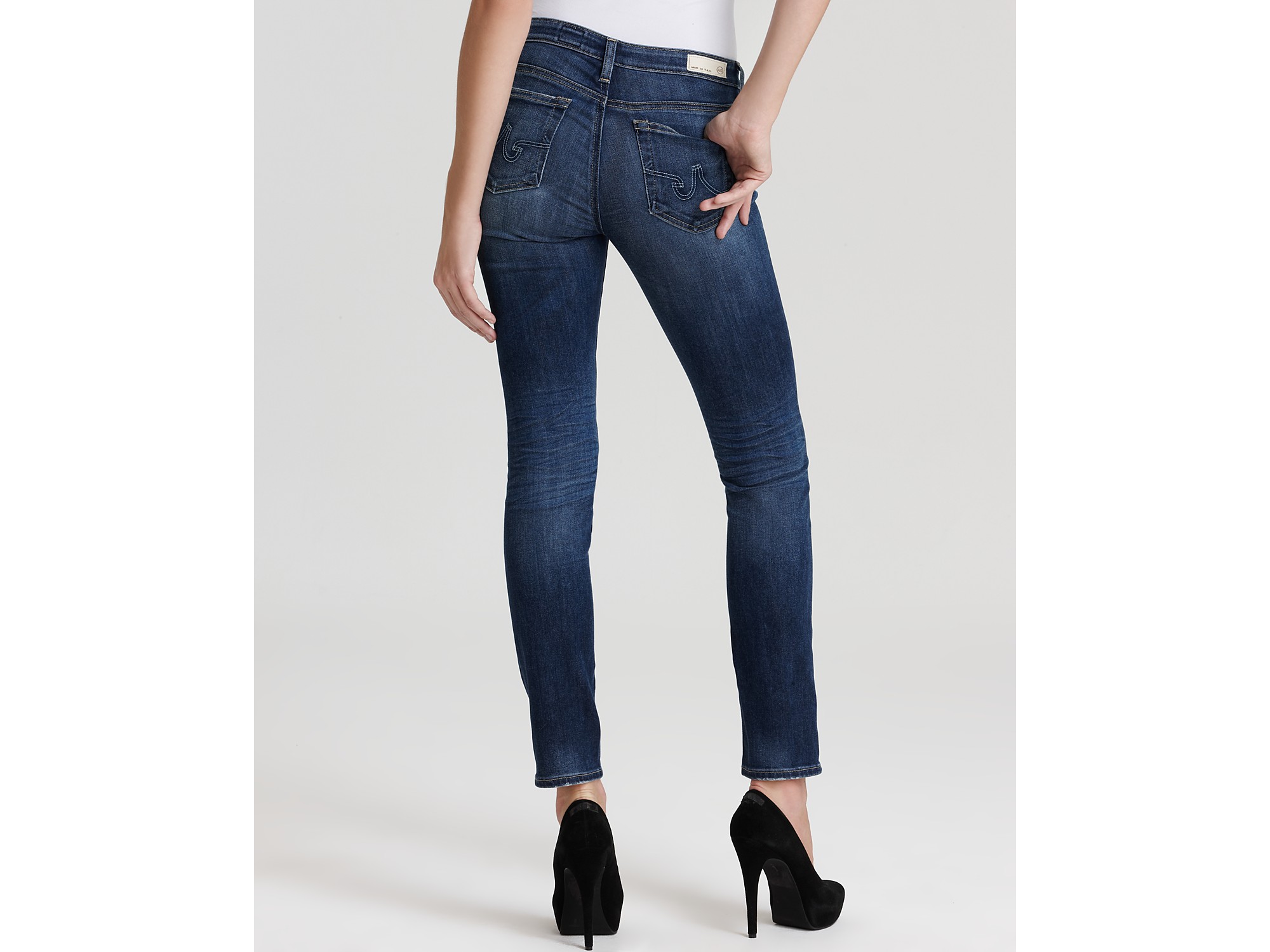 ag prima mid rise cigarette jeans